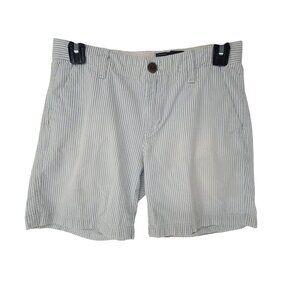 Gap Women's Casual Shorts Striped wite and blue  Size 00